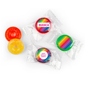 Personalized Birthday Rainbow Life Savers 5 Flavor Hard Candy