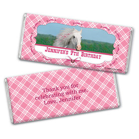 Personalized Birthday Horse Chocolate Bar & Wrapper