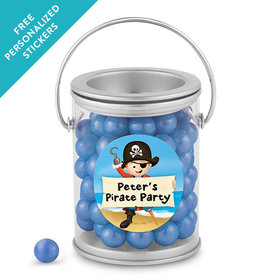 Birthday Personalized Paint Can Pirate Theme (25 Pack)