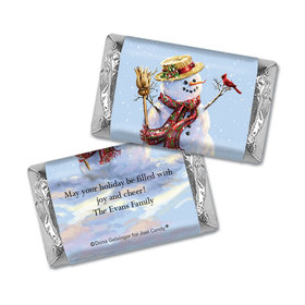 Personalized Christmas Silent Night Lane Mini Wrappers Only