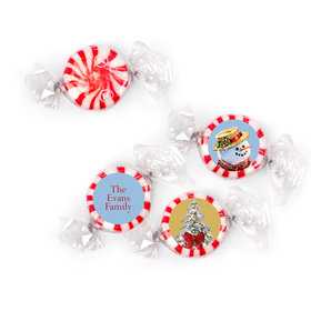 Personalized Christmas Silent Night Lane Starlight Mints (405 Pack)