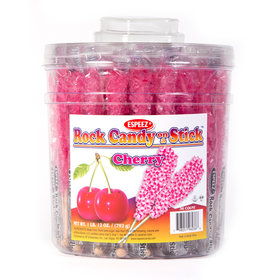 Cherry Rock Candy on a Stick (36 Pack)