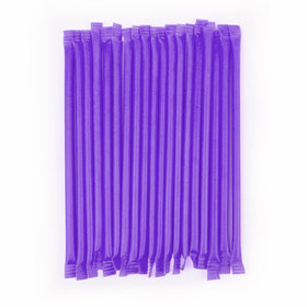 Purple Grape Candy Straws