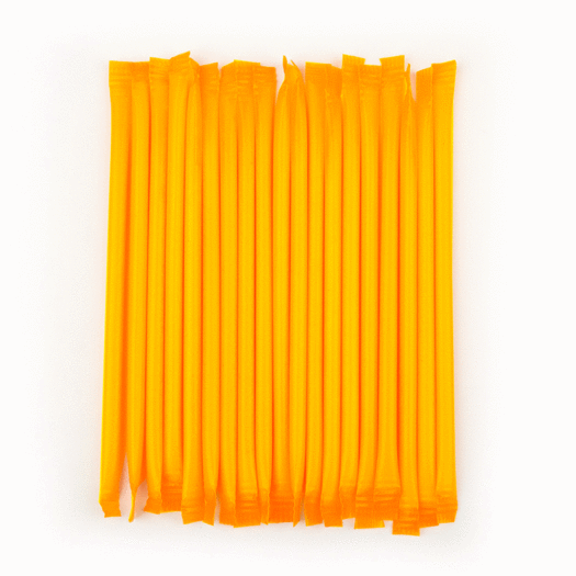 Orange Candy Straws