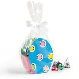 Easter Egg Container with Spring Mix Hershey's Kisses Candies