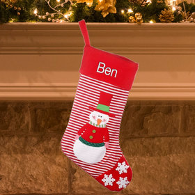 Red Striped Stocking (Red)