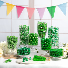 Green Deluxe Candy Buffet Featuring Lindor Truffles by Lindt