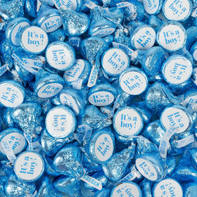 Assembled It's A Boy Blue Hershey's Kisses Candy 100ct