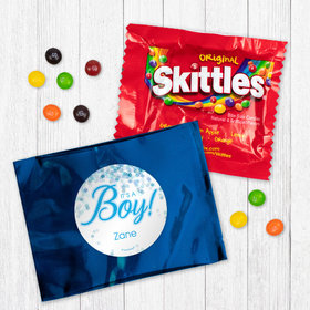 Personalized Boy Birth Announcement It's A Boy Bubbles Skittles