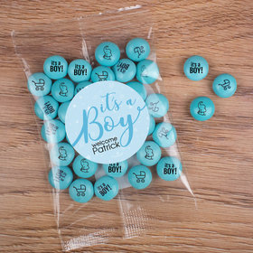 Personalized Boy Birth Announcement It's a Boy Candy Bag with JC Chocolate Minis