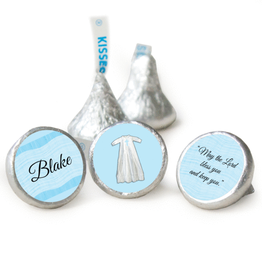 Baptism Personalized Hershey's Kisses Wrapped in Faith Assembled Kisses