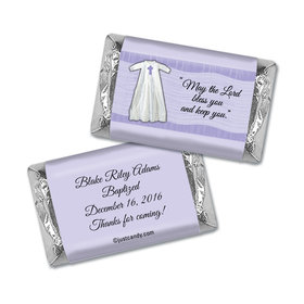 Baptism Personalized Hershey's Miniatures Wrappers Wrapped in Faith