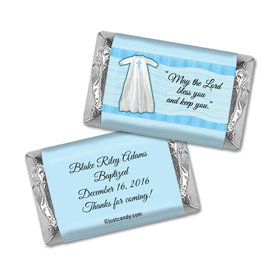 Baptism Personalized Hershey's Miniatures Wrappers Wrapped in Faith
