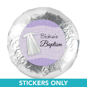 Baptism 1.25" Sticker Wrapped in Faith (48 Stickers)