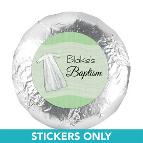 Baptism 1.25" Sticker Wrapped in Faith (48 Stickers)