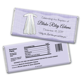Baptism Personalized Chocolate Bar Wrapped in Faith