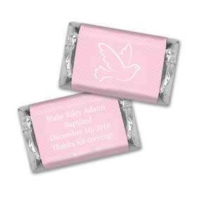 Baptism Personalized Hershey's Miniatures Dove Frame Message