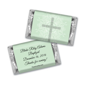 Baptism Personalized Hershey's Miniatures Holy Cross