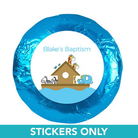 Baptism 1.25" Sticker Noah's Ark (48 Stickers)