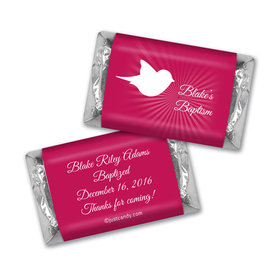 Baptism Personalized Hershey's Miniatures Peace Doves
