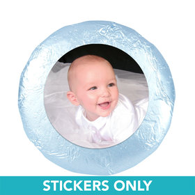 Baptism Cute Pic 1.25" Sticker (48 Stickers)
