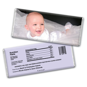 Personalized Baptism Hershey's Chocolate Bar & Wrapper