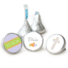 Baptism Personalized Hershey's Kisses Cross of Hearts Assembled Kisses