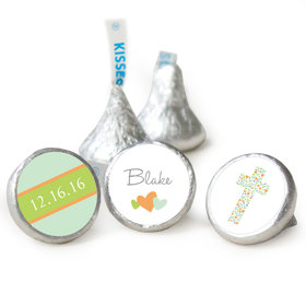 Baptism Personalized Hershey's Kisses Cross of Hearts Assembled Kisses
