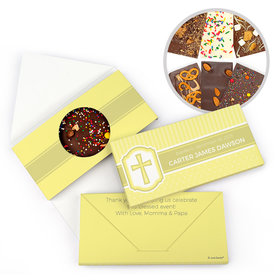 Personalized Baptism Classic Gourmet Infused Belgian Chocolate Bars (3.5oz)