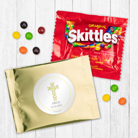 Personalized Baptism Cross Skittles
