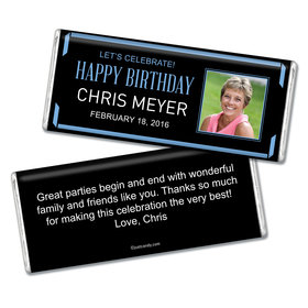 Birthday Personalized Chocolate Bar Celebrate Photo