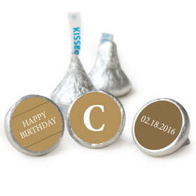 Birthday Personalized Hershey's Kisses Monogram Then & Now Assembled Kisses