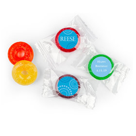 Birthday Personalized Life Savers 5 Flavor Hard Candy Dotted Whirls