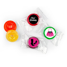 Birthday Stickers Fashionista Personalized LifeSavers 5 Flavor Hard Candy