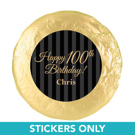 Personalized 100th Birthday 1.25" Stickers (48 Stickers)