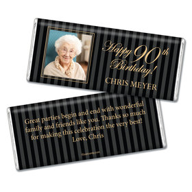Milestones Personalized Chocolate Bar 90th Birthday