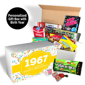 Nostalgic Candy Personalized Retro Birthday Gift Box