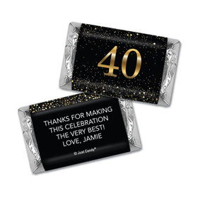 Personalized Birthday Hershey's Miniatures Wrappers Elegant Birthday Bash 40