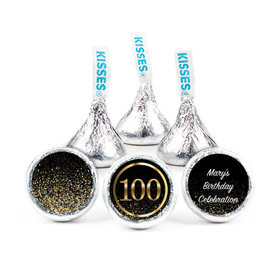 Personalized Elegant Birthday Bash 100 3/4" Stickers (108 Stickers)
