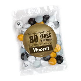 Personalized Years In The Making - 80 Candy Bag with JC Chocolate Minis