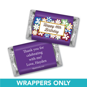 Birthday Personalized Hershey's Miniatures Wrappers Tropical Hawaiian Luau Party