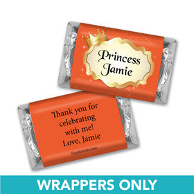 Birthday Personalized Hershey's Miniatures Wrappers Storybook Princess