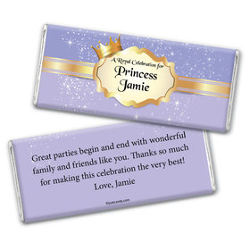Birthday Personalized Chocolate Bar Wrappers Storybook Princess