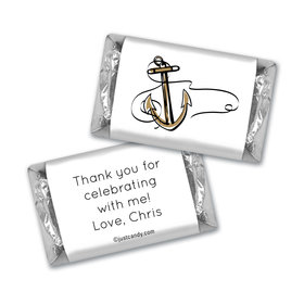 Birthday Personalized Hershey's Miniatures Anchor