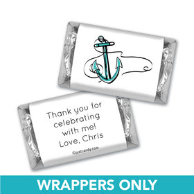 Birthday Personalized Hershey's Miniatures Wrappers Anchor