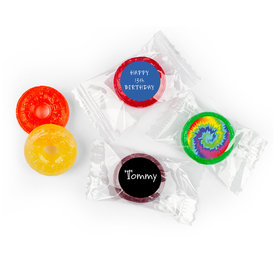 Birthday Personalized Life Savers 5 Flavor Hard Candy Groovy Tie-Dye