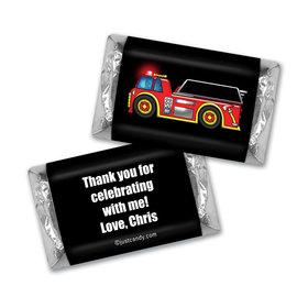 Personalized Birthday Fire Truck Hershey's Miniatures