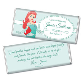 Birthday Personalized Chocolate Bar Mermaid Princess