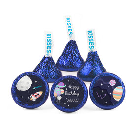 Personalized Space Birthday Hershey's Kisses - Out of this World