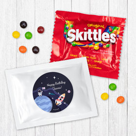 Personalized Space Birthday Skittles Favor - Out of this World